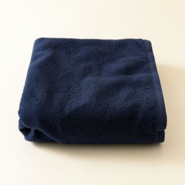 Harbor Canyon Bath Towel - Navy (synthetic illustration; no displayed measurements)