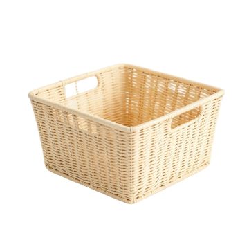 Maple Bend Empty Storage Basket - Ivory