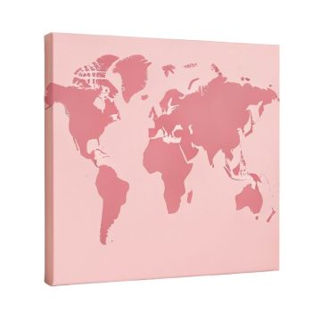 World Map 2 Canvas Art
