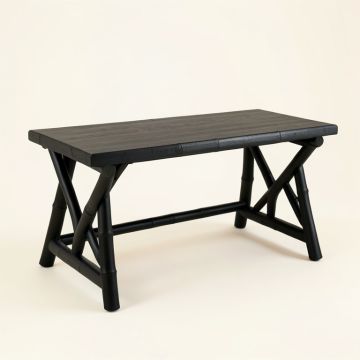 Aspen Branch Empty Workshop Workbench - Black (synthetic illustration; no displayed measurements)
