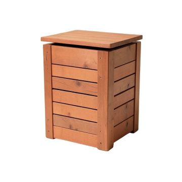 Flint Crest Closed Garden Compost Bin - Terracotta