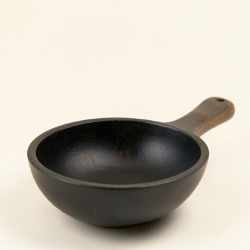 Sage Branch Cooking Spoon - Black (synthetic illustration; no displayed measurements)