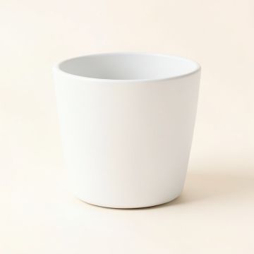 Happy Planter Planter , 17.3 '' X 17.3 '' X 15 '' , Sparking White (synthetic illustration; no displayed measurements)