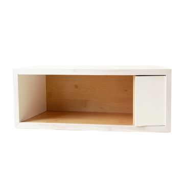 Sage Bend Shoe Storage Bench - White