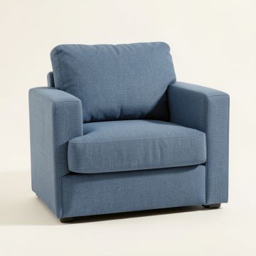Laurel Brook Upholstered Armchair - Blue (synthetic illustration; no displayed measurements)