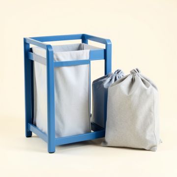 Brook Branch Laundry Sorting Station With Plain Removable Bags - Blue (synthetic illustration; no displayed measurements)