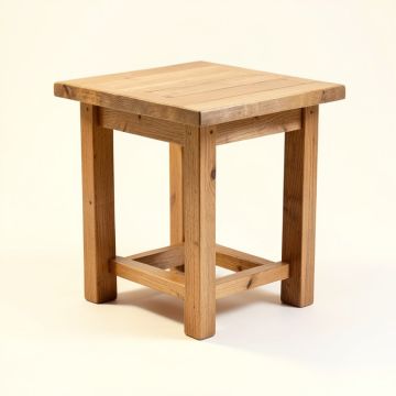 Diboll Wooden Side Table (synthetic illustration; no displayed measurements)