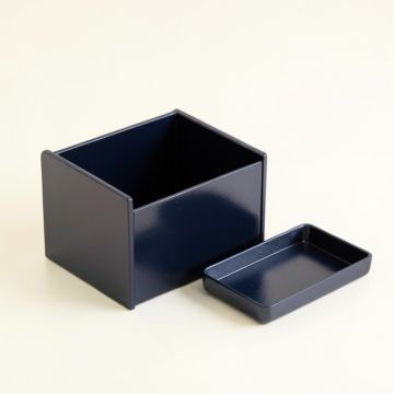 Ash Bend Empty Coffee-Station Organizer - Navy (synthetic illustration; no displayed measurements)