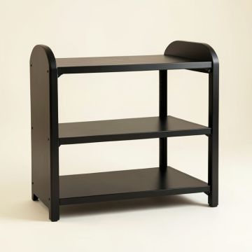 Maple Crossing Desktop Shelving Unit - Black (synthetic illustration; no displayed measurements)