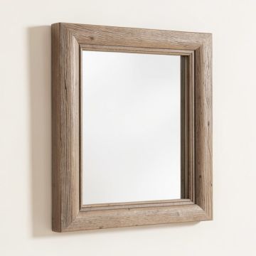 Banbury Modern Farmhouse Beveled Distressed Accent Mirror (synthetic illustration; no displayed measurements)