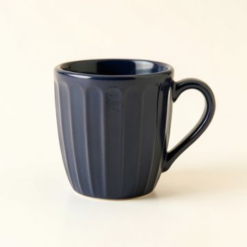 Stone Brook Ceramic Mug - Navy (synthetic illustration; no displayed measurements)