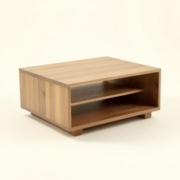 Houpt Solid Wood Coffee Table With Storage (synthetic illustration; no displayed measurements)