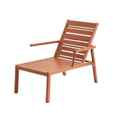 Harbor Branch Outdoor Lounge Chair - Terracotta