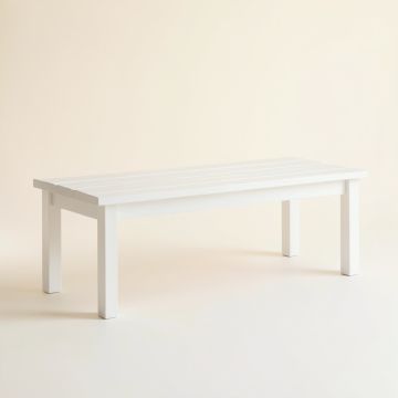 Alder Falls Indoor Bench - White (synthetic illustration; no displayed measurements)