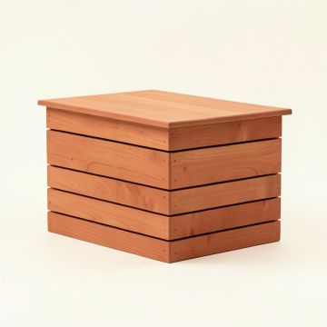 Vale Branch Closed Outdoor Storage Box - Terracotta (synthetic illustration; no displayed measurements)