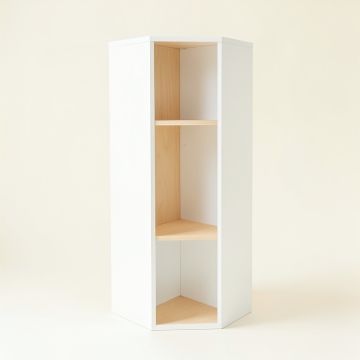 Flint Arc Narrow Cubby Tower (synthetic illustration; no displayed measurements)