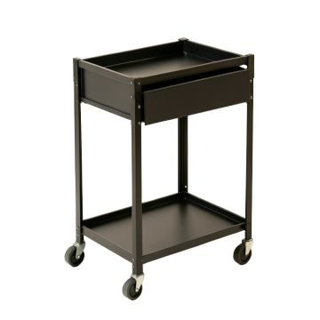 Lake Dale Empty Rolling Workshop Cart - Black
