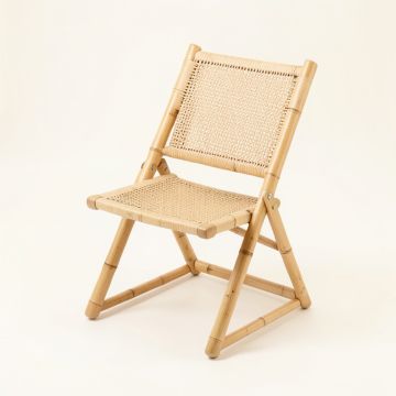 Wren Crossing Folding Outdoor Chair - Beige (synthetic illustration; no displayed measurements)