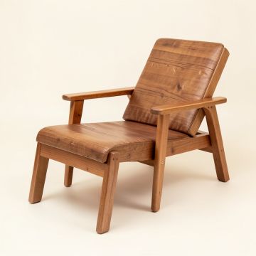 One Right Arm Recessed Arm Chaise Lounge (synthetic illustration; no displayed measurements)