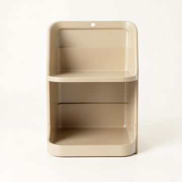 Shore Branch Empty Mug-Storage Cabinet Insert - Beige (synthetic illustration; no displayed measurements)
