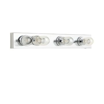 Addlie 4-Light Dimmable Chrome Vanity Light