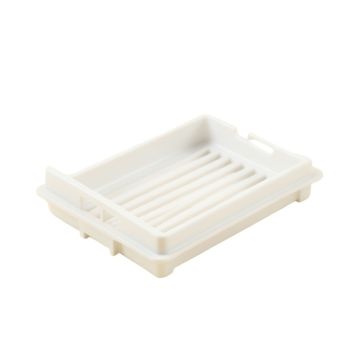 Olive Bend Empty Under-Desk Cable Tray - White