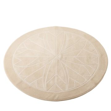 Olive Bluff Round Area Rug - Beige