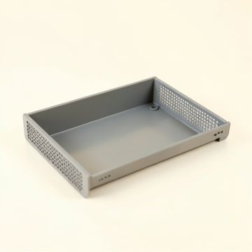 River Falls Empty Under-Desk Cable Tray - Gray (synthetic illustration; no displayed measurements)