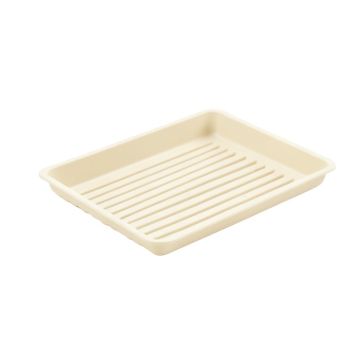 Ash Canyon Empty Under-Desk Cable Tray - Cream