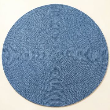 Aspen Canyon Round Area Rug - Blue (synthetic illustration; no displayed measurements)