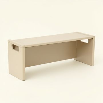 Willow Crossing Narrow Outdoor Storage Bench - Beige (synthetic illustration; no displayed measurements)