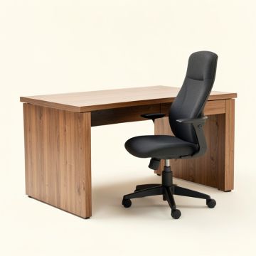 Bert Solid Wood Desk And Chair Set (synthetic illustration; no displayed measurements)