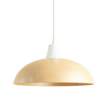 Clay Branch Pendant Light Suspended From One Plain Cable - White