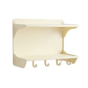 Lake Edge Wall-Mounted Entryway Organizer Shelf - Cream