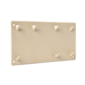 Oak Dale Empty Wall-Mounted Tool Organizer Panel - Beige
