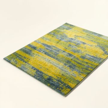 Wilfredo Ombre Wool Yellow/Green/Blue Rug (synthetic illustration; no displayed measurements)