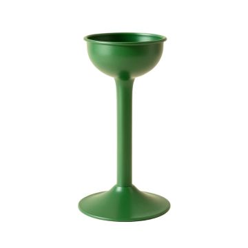 Birch Bend Empty Candle Holder - Green