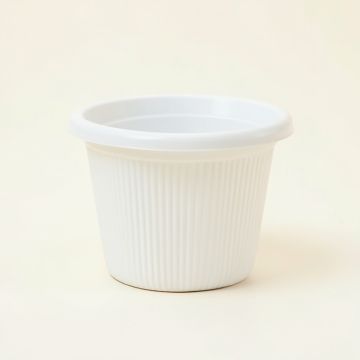 River Arc Empty Planter - White (synthetic illustration; no displayed measurements)