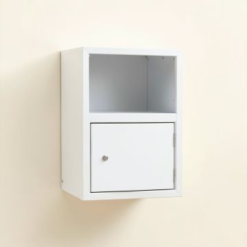 Rowan Bluff Wall-Mounted Entry Cabinet - White (synthetic illustration; no displayed measurements)