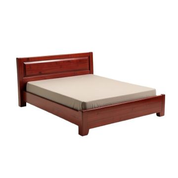 Harlow Solid Wood Platform Bed (synthetic illustration; no displayed measurements)