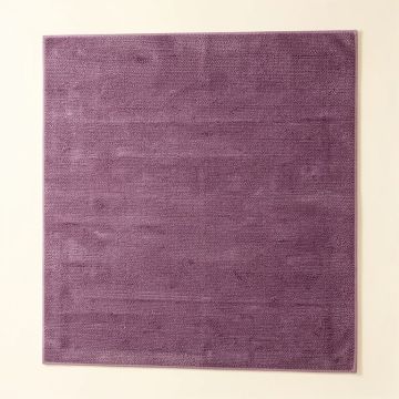 Narrow The Gap Print Flatweave Plum Area Rug (synthetic illustration; no displayed measurements)