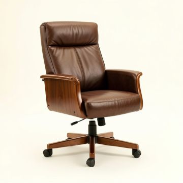Paschke Genuine Leather Conference Chair (synthetic illustration; no displayed measurements)