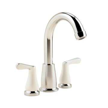 High Arch Kitchen Faucet With Vista Ada Handles In White