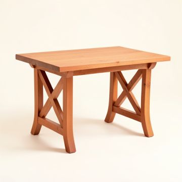 Hazel Arc Patio Table (synthetic illustration; no displayed measurements)