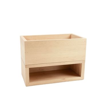 River Bridge Empty Raised Planter - Beige