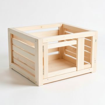 Bay Canyon Empty Furniture-Style Pet Crate - Ivory (synthetic illustration; no displayed measurements)