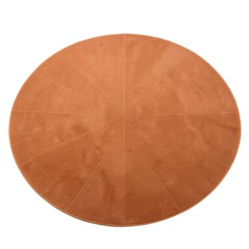 Hill Branch Round Area Rug - Terracotta (synthetic illustration; no displayed measurements)