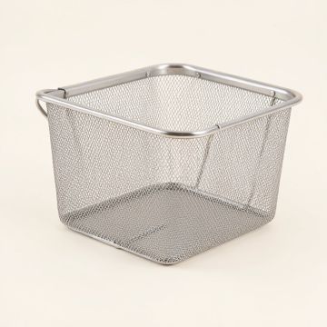 3 Compartment Mesh Metal Storage Basket (synthetic illustration; no displayed measurements)