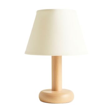 Cedar Crest Table Lamp With A Plain Fabric Shade - Cream