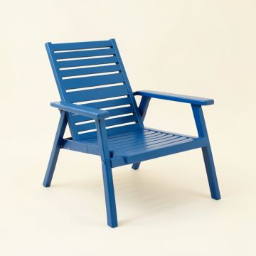 Ridge Brook Outdoor Lounge Chair - Blue (synthetic illustration; no displayed measurements)